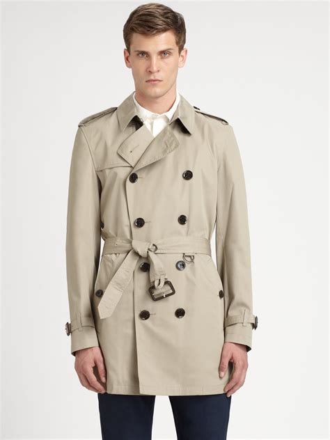 burberry brit men's trench coat